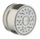 Hansgrohe-HG-Seitenbrause-1jet-rund-Edelstahl-Optic-28464800 gallery number 1